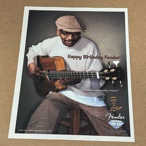 VICTOR BAILEY - Fender Guitars - 60 Years - 2006 Print Advertisement